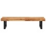 Estante de lavabo de pared acero y madera maciza de acacia by , bathroom vanities - Ref: Foro24-3302743, Price: 92,57 €, Disc...