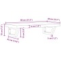 Estante de lavabo de pared acero y madera maciza de acacia by , bathroom vanities - Ref: Foro24-3302743, Price: 92,57 €, Disc...
