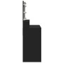 Tocador con luces LED negro 80x41x134,5 cm by , Bedroom Dressers - Ref: Foro24-848186, Price: 172,90 €, Discount: %