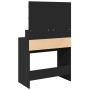 Tocador con luces LED negro 80x41x134,5 cm by , Bedroom Dressers - Ref: Foro24-848186, Price: 172,90 €, Discount: %
