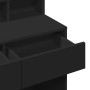 Tocador con luces LED negro 80x41x134,5 cm by , Bedroom Dressers - Ref: Foro24-848186, Price: 172,90 €, Discount: %