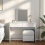 Tocador con luces LED blanco 100x40x130 cm de , Tocadores para dormitorios - Ref: Foro24-848192, Precio: 147,03 €, Descuento: %