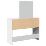 Tocador con luces LED blanco 100x40x130 cm de , Tocadores para dormitorios - Ref: Foro24-848192, Precio: 147,03 €, Descuento: %