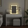 Tocador con luces LED blanco 100x40x130 cm by , Bedroom Dressers - Ref: Foro24-848199, Price: 138,44 €, Discount: %