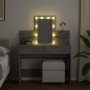 Tocador con luces LED gris hormigón 100x40x130 cm von , Schlafzimmerkommoden - Ref: Foro24-848202, Preis: 137,87 €, Rabatt: %