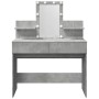 Tocador con luces LED gris hormigón 100x40x130 cm von , Schlafzimmerkommoden - Ref: Foro24-848202, Preis: 137,87 €, Rabatt: %