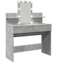 Tocador con luces LED gris hormigón 100x40x130 cm von , Schlafzimmerkommoden - Ref: Foro24-848202, Preis: 137,87 €, Rabatt: %