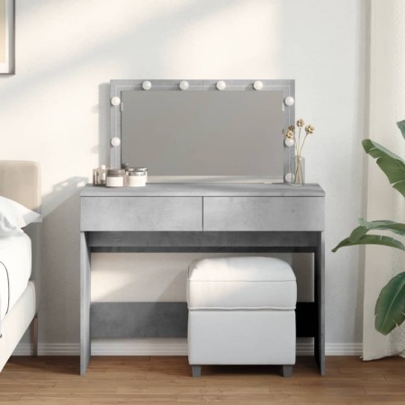 Tocador con luces LED gris hormigón 100x40x120 cm von , Schlafzimmerkommoden - Ref: Foro24-848209, Preis: 148,42 €, Rabatt: %