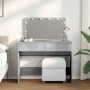 Tocador con luces LED gris hormigón 100x40x120 cm von , Schlafzimmerkommoden - Ref: Foro24-848209, Preis: 148,42 €, Rabatt: %