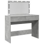 Tocador con luces LED gris hormigón 100x40x120 cm von , Schlafzimmerkommoden - Ref: Foro24-848209, Preis: 148,42 €, Rabatt: %