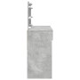 Tocador con luces LED gris hormigón 100x40x120 cm von , Schlafzimmerkommoden - Ref: Foro24-848209, Preis: 148,42 €, Rabatt: %