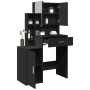 Tocador con mueble negro 80x35x132 cm de , Tocadores para dormitorios - Ref: Foro24-848235, Precio: 147,02 €