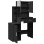 Tocador con mueble negro 80x35x132 cm de , Tocadores para dormitorios - Ref: Foro24-848235, Precio: 147,02 €