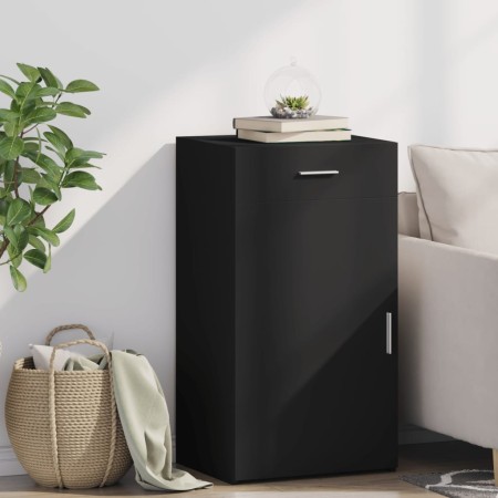 Aparador de madera de ingeniería negro 50x42,5x93 cm von , Sideboards - Ref: Foro24-846293, Preis: 112,54 €, Rabatt: %