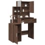 Tocador con mueble roble marrón 80x35x132 cm von , Schlafzimmerkommoden - Ref: Foro24-848240, Preis: 135,59 €, Rabatt: %