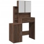 Tocador con mueble roble marrón 80x35x132 cm von , Schlafzimmerkommoden - Ref: Foro24-848240, Preis: 135,59 €, Rabatt: %