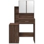 Tocador con mueble roble marrón 80x35x132 cm von , Schlafzimmerkommoden - Ref: Foro24-848240, Preis: 135,59 €, Rabatt: %