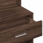 Tocador con mueble roble marrón 80x35x132 cm von , Schlafzimmerkommoden - Ref: Foro24-848240, Preis: 135,59 €, Rabatt: %