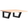 Estante de lavabo de pared de acero y madera maciza de roble by , bathroom vanities - Ref: Foro24-3302535, Price: 57,78 €, Di...