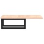 Estante de lavabo de pared de acero y madera maciza de roble by , bathroom vanities - Ref: Foro24-3302537, Price: 62,44 €, Di...