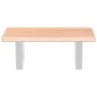 Estante de lavabo de pared de acero y madera maciza de roble von , Badezimmerwaschtische - Ref: Foro24-3302554, Preis: 76,27 ...