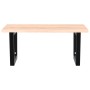 Estante de lavabo de pared de acero y madera maciza de roble von , Badezimmerwaschtische - Ref: Foro24-3302631, Preis: 86,68 ...