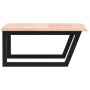 Estante de lavabo de pared de acero y madera maciza de roble von , Badezimmerwaschtische - Ref: Foro24-3302631, Preis: 86,68 ...