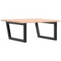 Estante de lavabo de pared de acero y madera maciza de roble von , Badezimmerwaschtische - Ref: Foro24-3302631, Preis: 86,68 ...