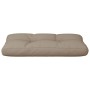 Cojín para sofá de palets de tela gris taupé 80x40x12 cm von , Kissen für Stühle und Sofas - Ref: Foro24-360609, Preis: 28,16...