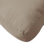 Cojín para sofá de palets de tela gris taupé 80x40x12 cm von , Kissen für Stühle und Sofas - Ref: Foro24-360609, Preis: 28,16...