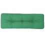Cojín para sofá de palets de tela verde 120x40x12 cm by , Cushions for chairs and sofas - Ref: Foro24-360628, Price: 32,37 €,...