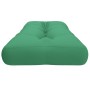 Cojín para sofá de palets de tela verde 120x40x12 cm by , Cushions for chairs and sofas - Ref: Foro24-360628, Price: 32,37 €,...