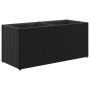 Jardinera de jardín con 2 maceteros ratán PE negro 72x30x32 cm de , Maceteros y jardineras - Ref: Foro24-366422, Precio: 53,0...