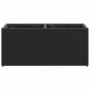 Jardinera de jardín con 2 maceteros ratán PE negro 72x30x32 cm de , Maceteros y jardineras - Ref: Foro24-366422, Precio: 53,0...