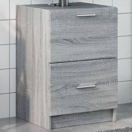 Armario de lavabo madera de ingeniería gris Sonoma 40x37x59 cm de , Muebles de baño - Ref: Foro24-848106, Precio: 74,32 €, De...