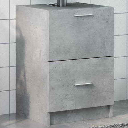 Armario de lavabo madera ingeniería gris hormigón 40x37x59 cm von , Badezimmermöbel - Ref: Foro24-848104, Preis: 70,29 €, Rab...