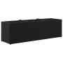 Jardineras con 3 maceteros 2 uds ratán PE negro 105x30x32 cm de , Maceteros y jardineras - Ref: Foro24-3210522, Precio: 133,2...