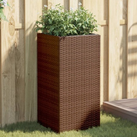 Jardineras 2 unidades ratán sintético marrón 40x40x80 cm von , Töpfe und Pflanzgefäße - Ref: Foro24-3210520, Preis: 156,51 €,...