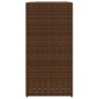 Jardineras 2 unidades ratán sintético marrón 40x40x80 cm von , Töpfe und Pflanzgefäße - Ref: Foro24-3210520, Preis: 156,51 €,...