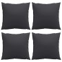 Cojines de sofá 4 unidades tela negro 40x40 cm by , Cushions for chairs and sofas - Ref: Foro24-360366, Price: 29,87 €, Disco...