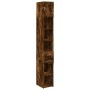 Armario estrecho madera ingeniería roble ahumado 30x42,5x225 cm by , Sideboards - Ref: Foro24-3281270, Price: 122,96 €, Disco...