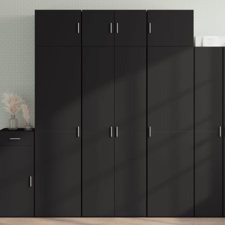 Armario de madera de ingeniería negro 70x42,5x225 cm von , Sideboards - Ref: Foro24-3281323, Preis: 250,12 €, Rabatt: %