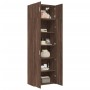 Armario de madera ingeniería marrón roble 70x42,5x225 cm by , Sideboards - Ref: Foro24-3281328, Price: 238,84 €, Discount: %