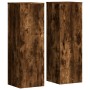 Soportes para plantas 2 uds madera roble ahumado 33x33x100 cm von , Topfständer - Ref: Foro24-3307886, Preis: 99,49 €, Rabatt: %