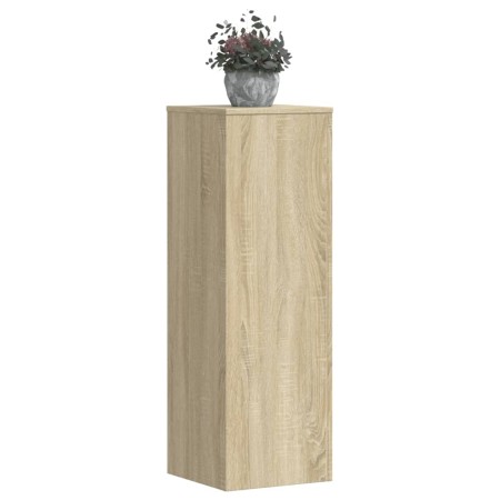 Soportes para plantas 2 uds madera roble Sonoma 33x33x100 cm von , Topfständer - Ref: Foro24-3307884, Preis: 109,20 €, Rabatt: %