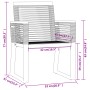 Juego de comedor de jardín 5 piezas negro by , Garden sets - Ref: Foro24-3099157, Price: 410,54 €, Discount: %