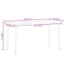 Juego de comedor de jardín 5 piezas negro by , Garden sets - Ref: Foro24-3099157, Price: 410,54 €, Discount: %