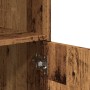 Armario con ruedas madera de ingeniería envejecida 55x40x91 cm de , Aparadores - Ref: Foro24-853189, Precio: 76,02 €