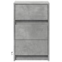 Mesita de noche con luces LED madera ingeniería gris hormigón von , Nachttische - Ref: Foro24-852015, Preis: 80,67 €, Rabatt: %
