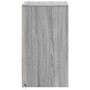 Mesita de noche con luces LED madera de ingeniería gris Sonoma by , Nightstands - Ref: Foro24-852017, Price: 64,54 €, Discoun...